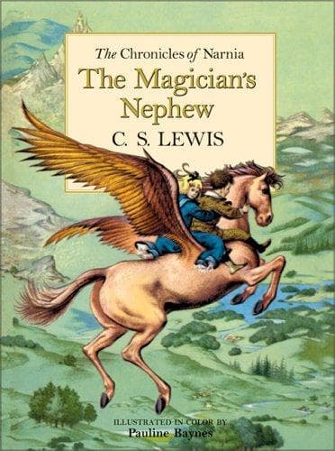 The Magician's Nephew cover backdrop