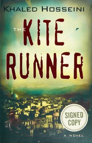 The Kite Runner cover backdrop