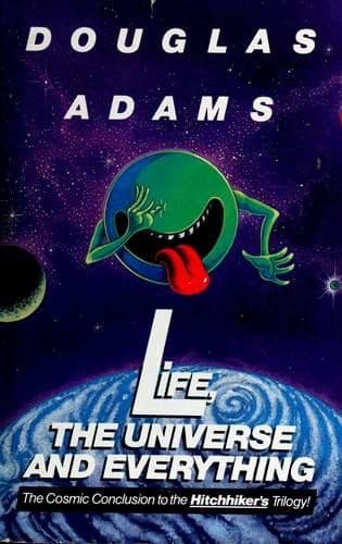Life, the Universe and Everything cover backdrop