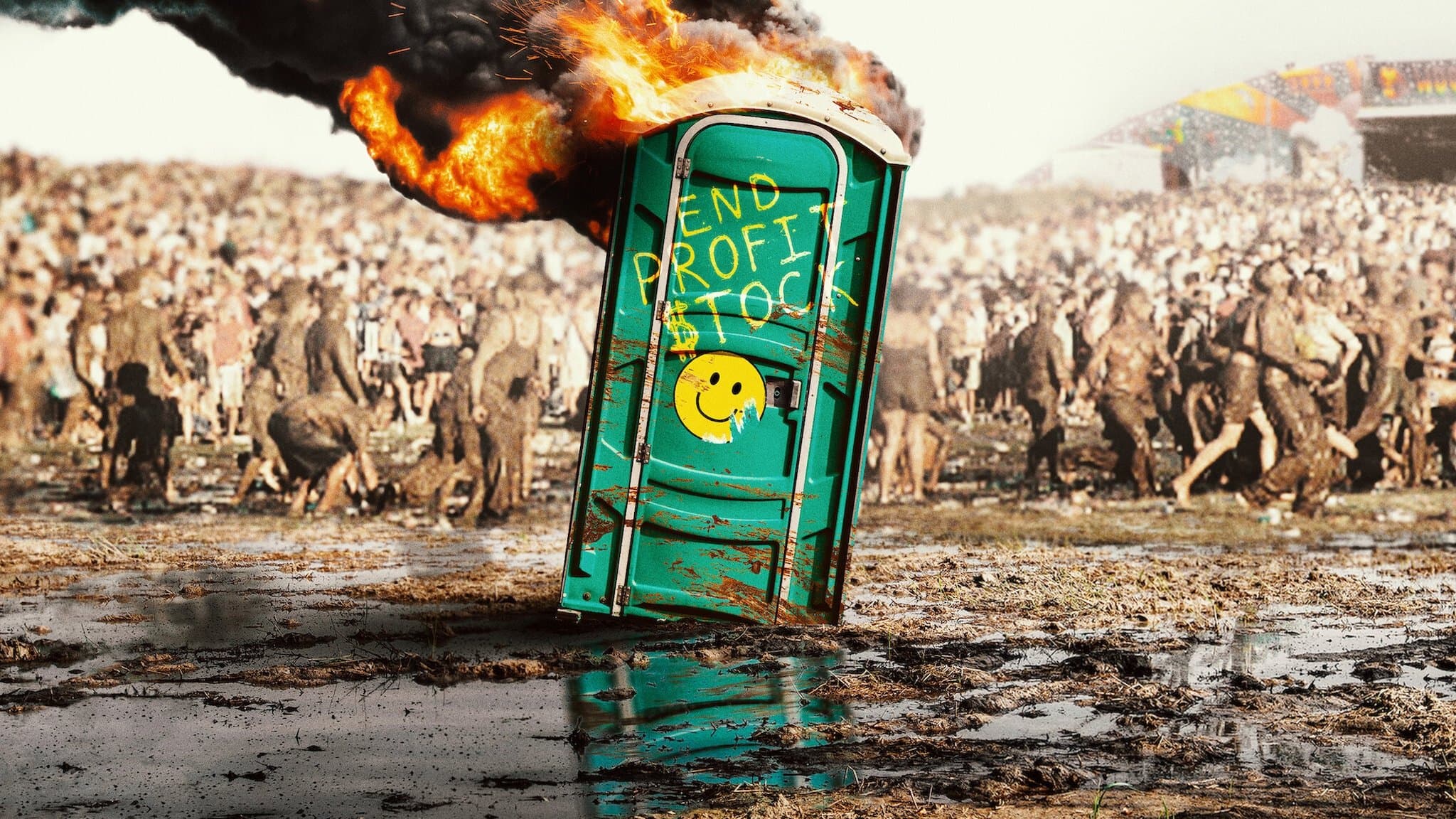Trainwreck: Woodstock '99 backdrop