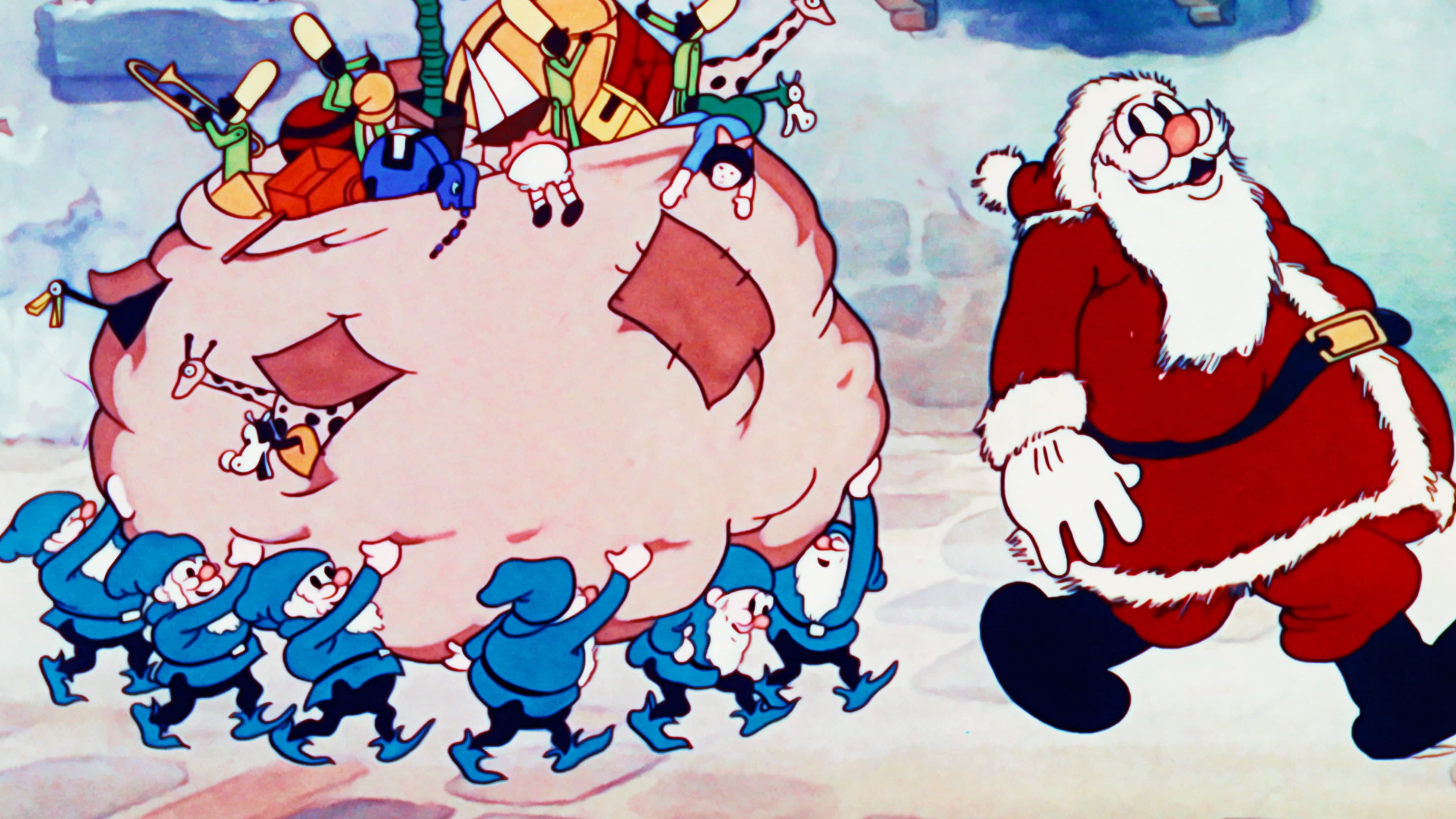 Santa's Workshop backdrop