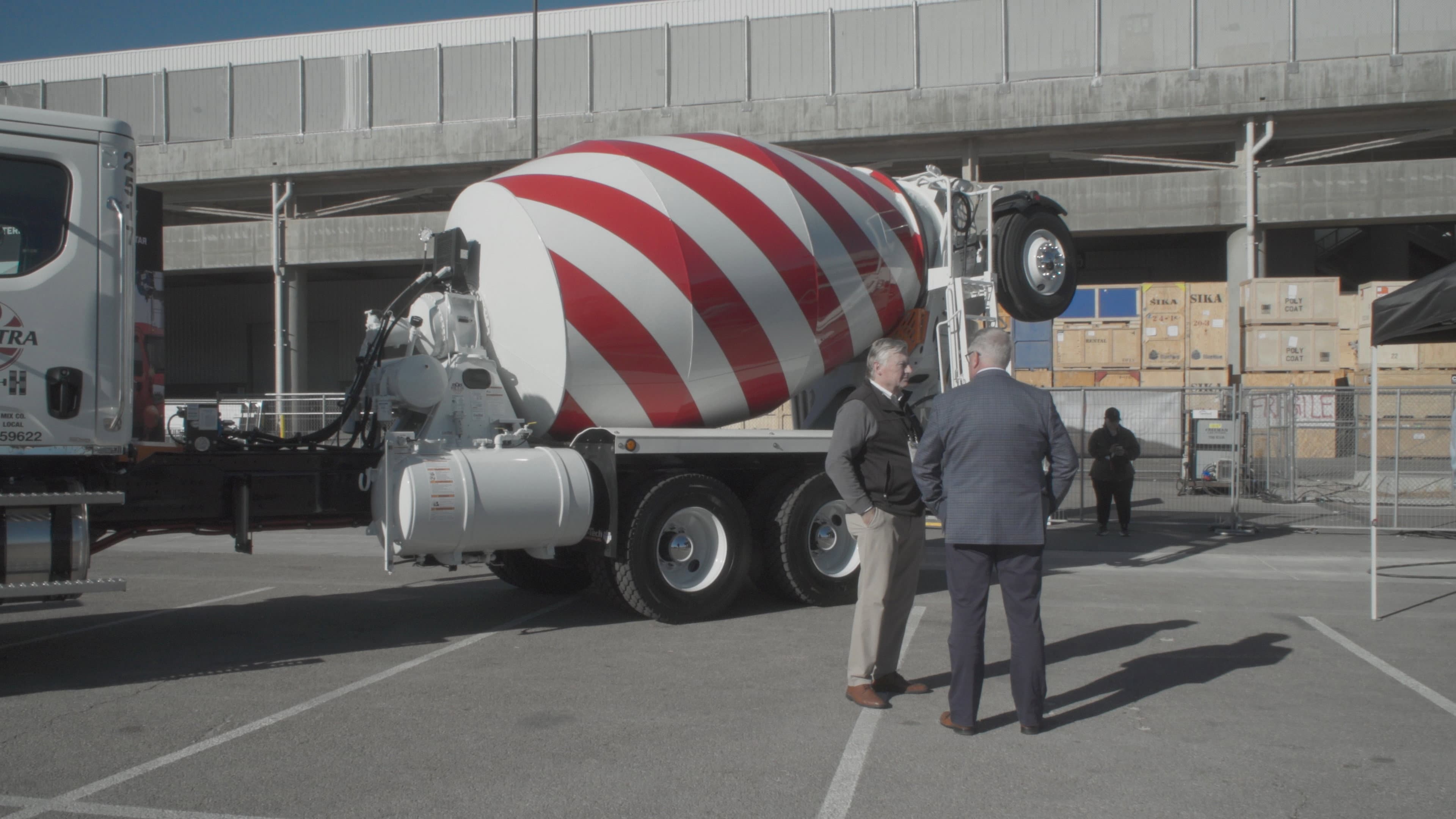 The History of Concrete backdrop