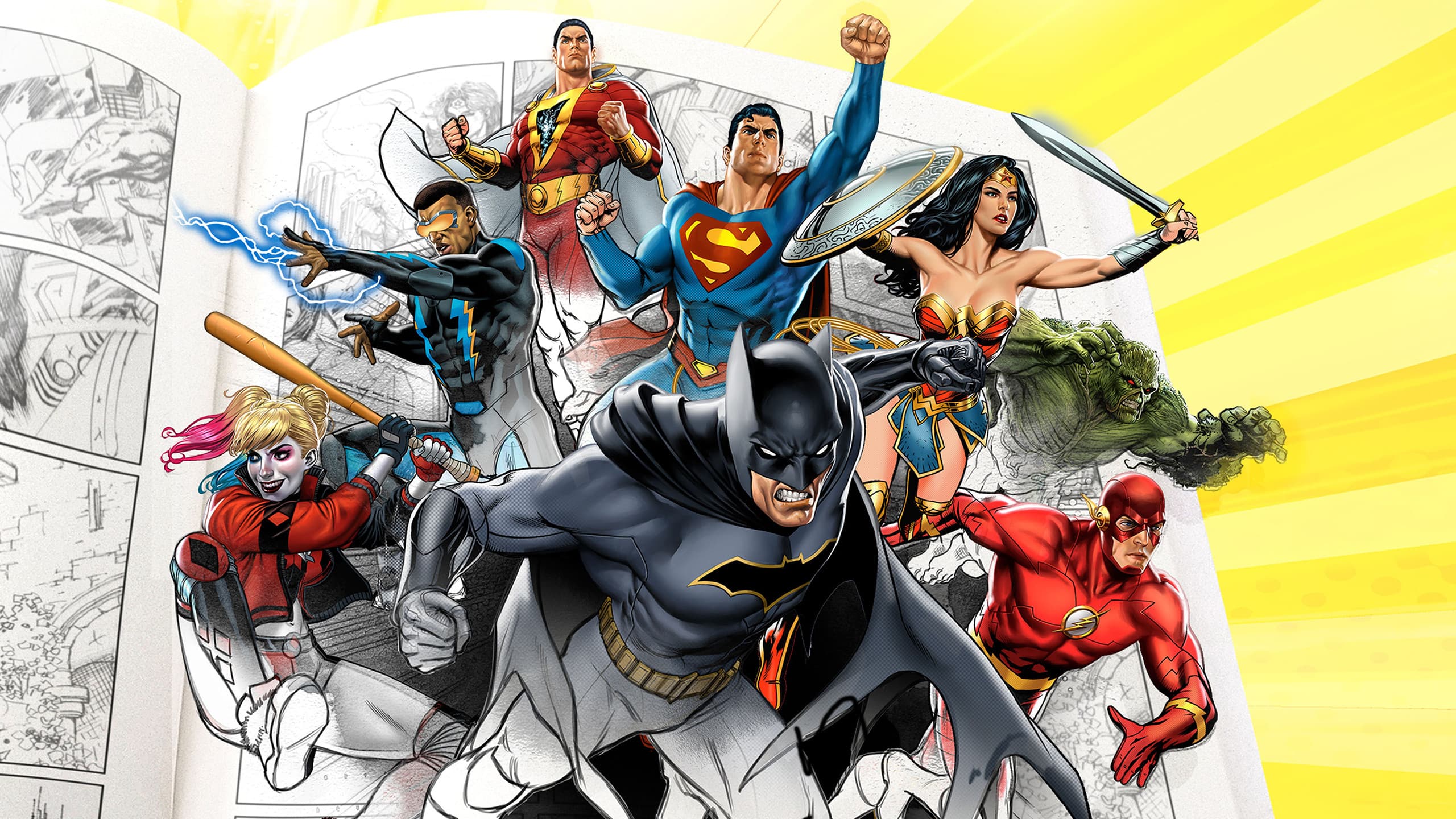 Superpowered: The DC Story backdrop