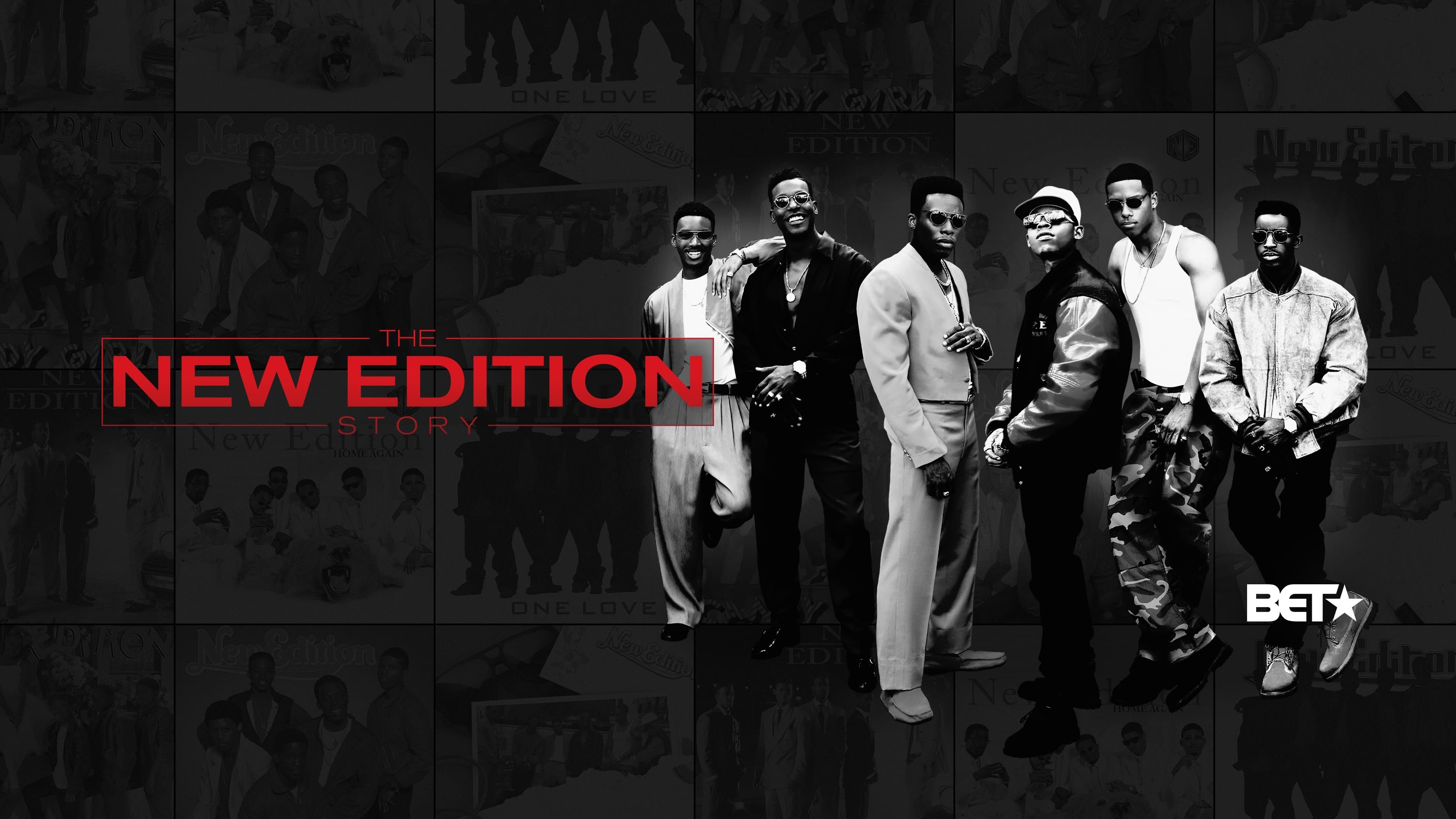 The New Edition Story backdrop