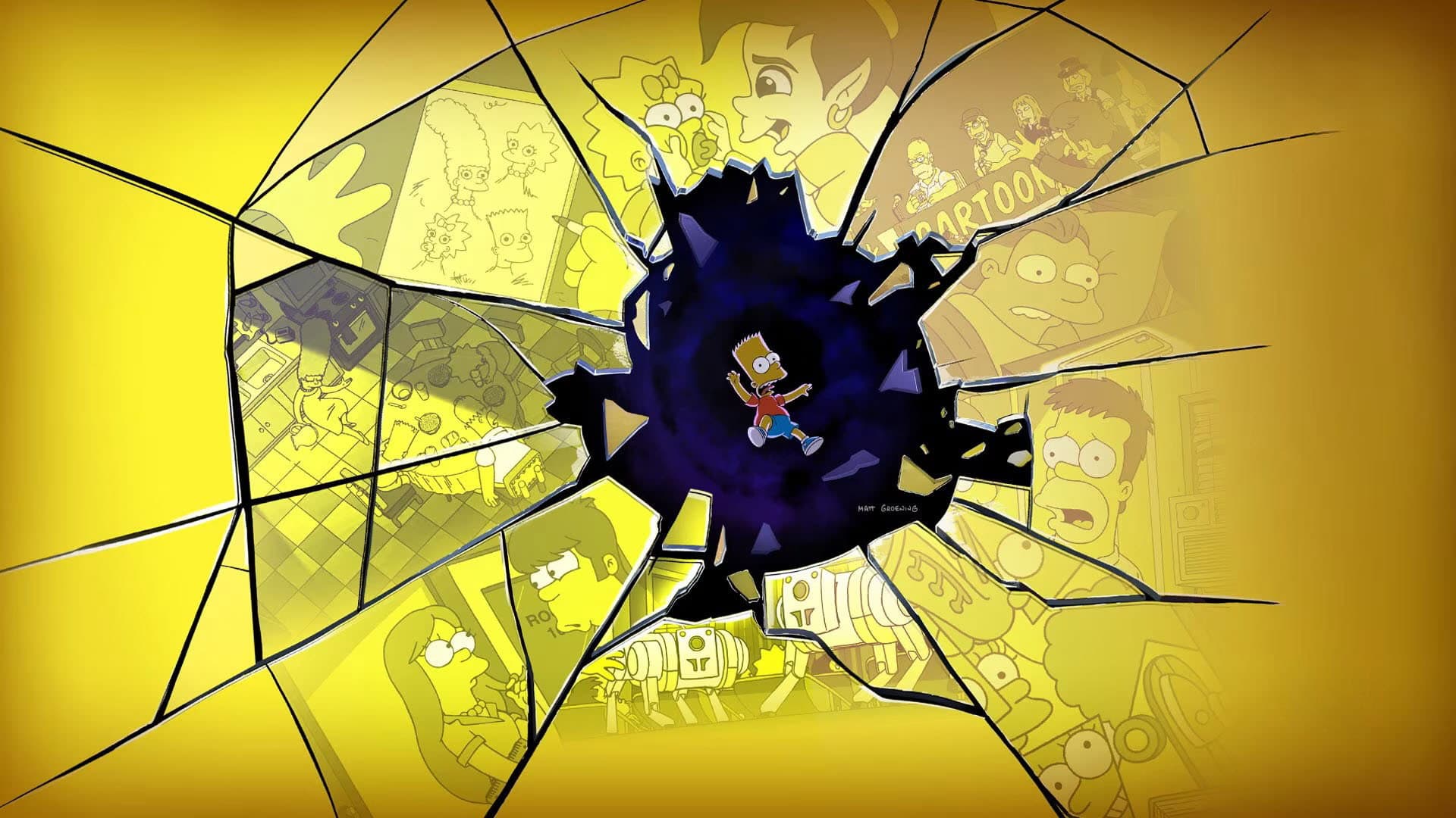 Yellow Mirror backdrop
