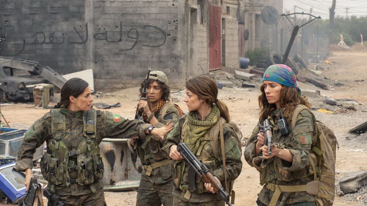 Sisters in Arms backdrop