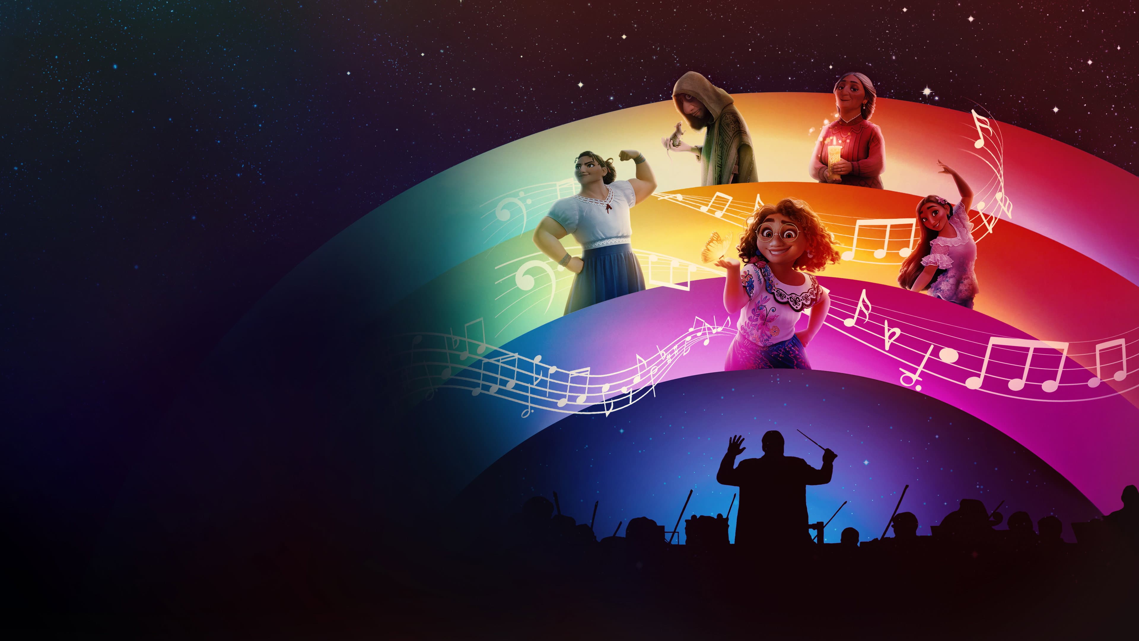 Encanto at the Hollywood Bowl backdrop
