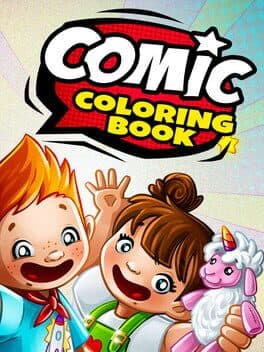 Comic Coloring Book cover art
