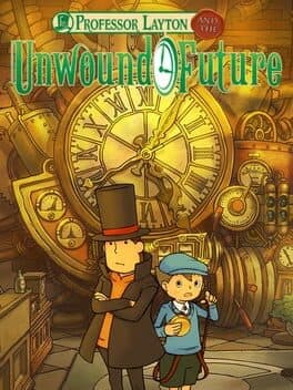 Professor Layton and the Unwound Future cover art
