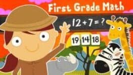123 Animal First Grade Math cover art