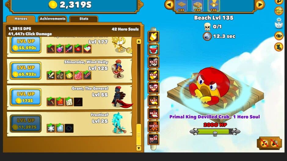 Clicker Heroes screenshot 2