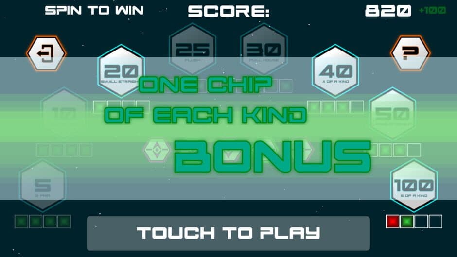 Poker Dice Solitaire Future screenshot 4