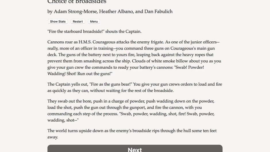 Choice of Broadsides screenshot 2