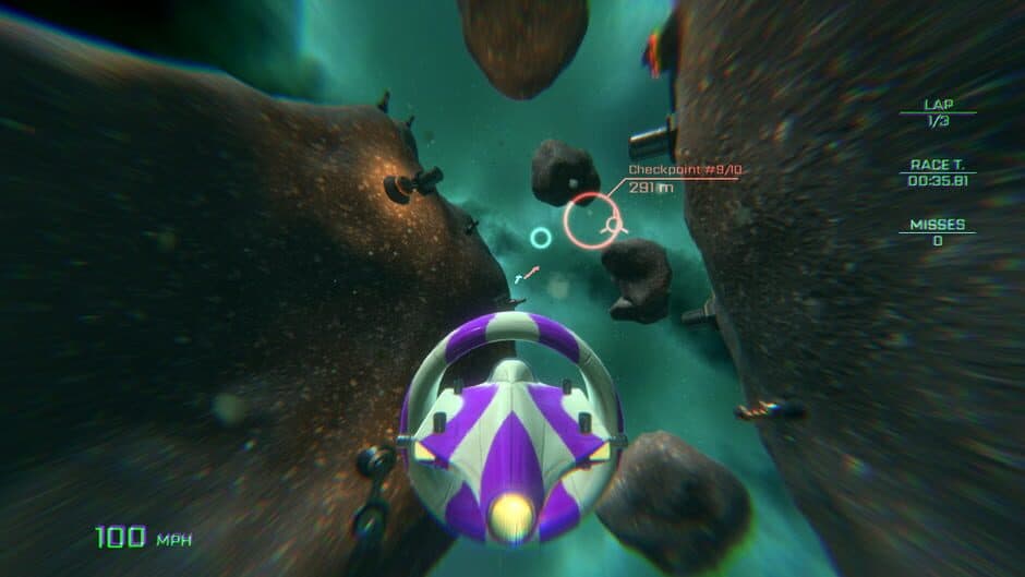 VSR: Void Space Racing screenshot 1