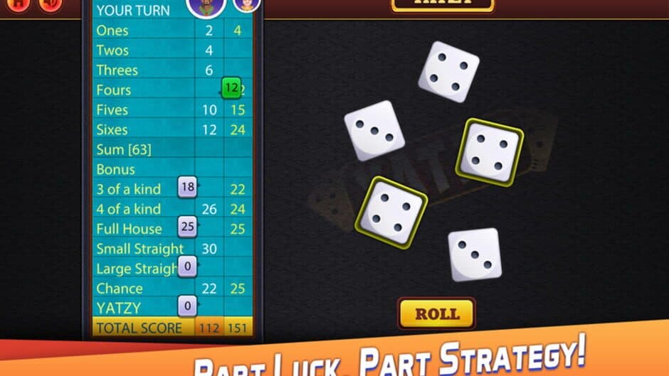 Yatzy: Classic Dice Game screenshot 1