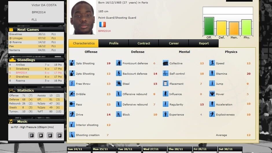 Basketball Pro Management 2014 screenshot 4