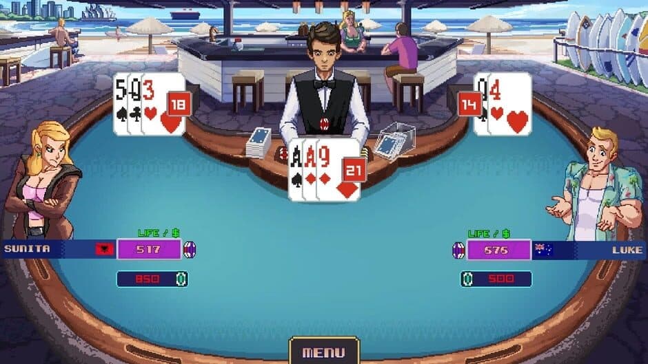Super Blackjack Battle 2 Turbo Edition - The Card Warriors screenshot 4
