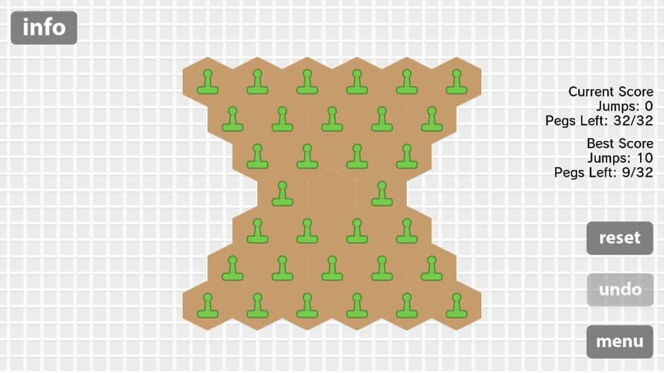 Peg Solitaire screenshot 1