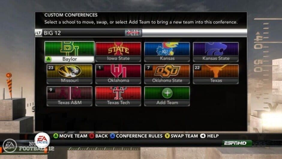 NCAA Football 12 screenshot 2