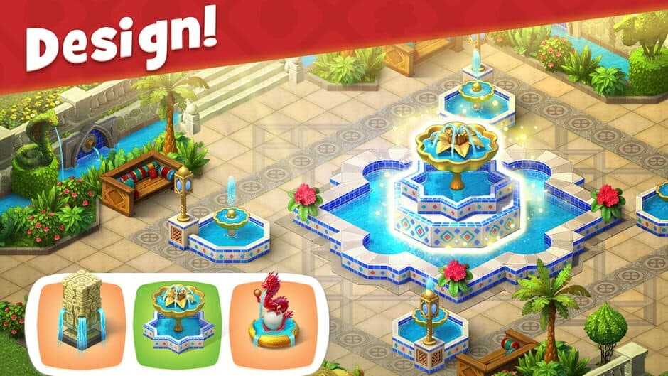 Gardenscapes screenshot 2