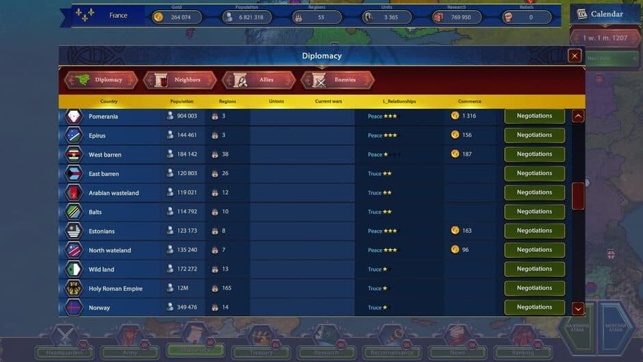 Generals & Rulers screenshot 2