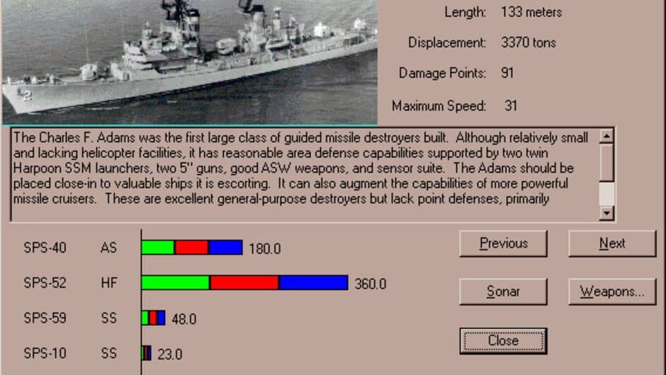 Harpoon Classic '97 screenshot 3