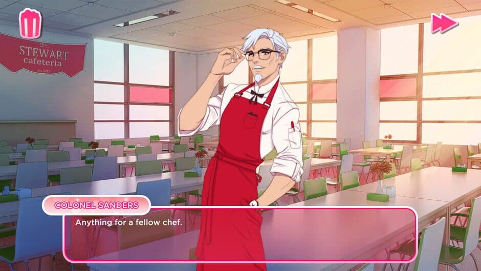 I Love You, Colonel Sanders! A Finger Lickin' Good Dating Simulator screenshot 8