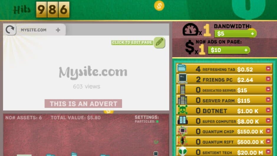 Idle Web Tycoon screenshot 1