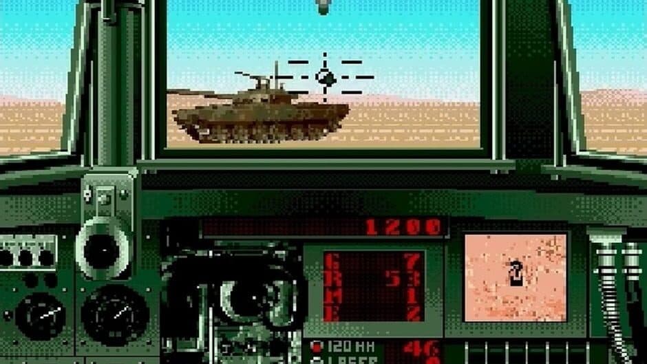 Garry Kitchen's Super Battletank: War in the Gulf screenshot 2