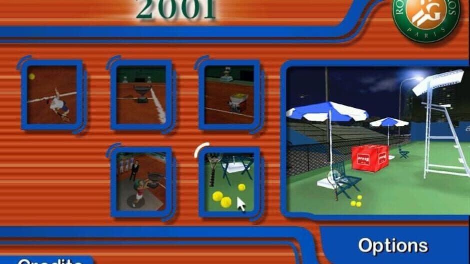 Roland Garros: French Open 2001 screenshot 1