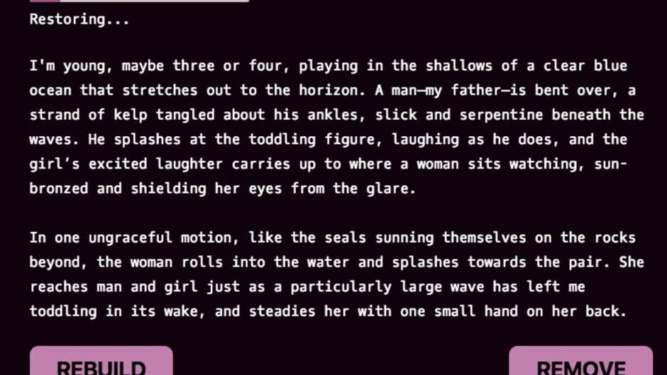 What Isn't Saved (will be lost) screenshot 1