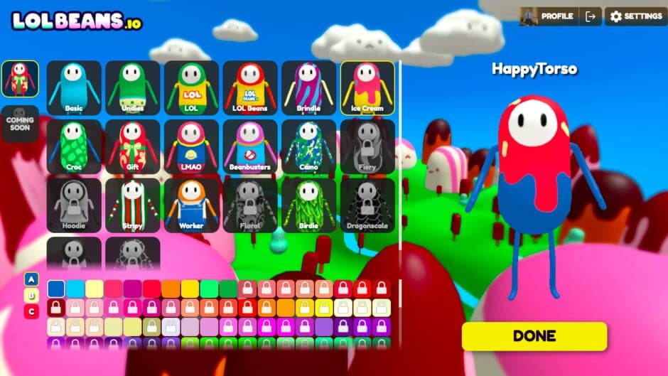 LOLBeans.io screenshot 1