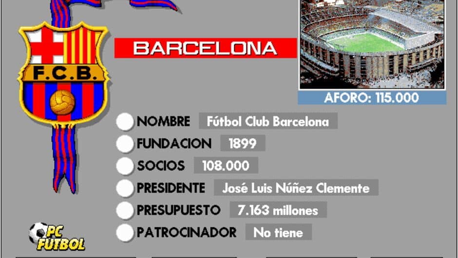 PC Fútbol screenshot 3