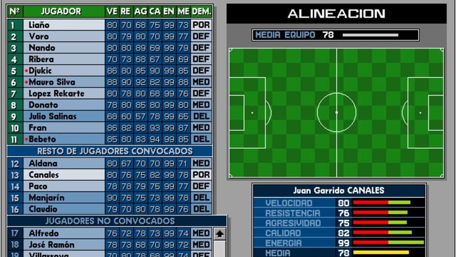 PC Fútbol 3.0 screenshot 3