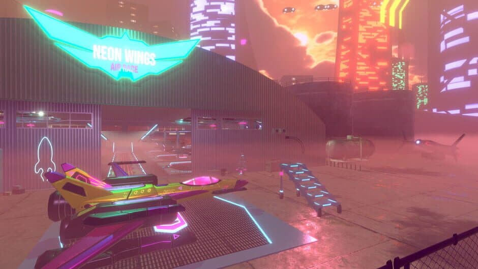Neon Wings: Air Race screenshot 3