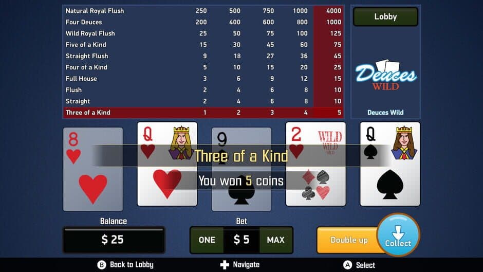 Deuces Wild: Video Poker screenshot 2