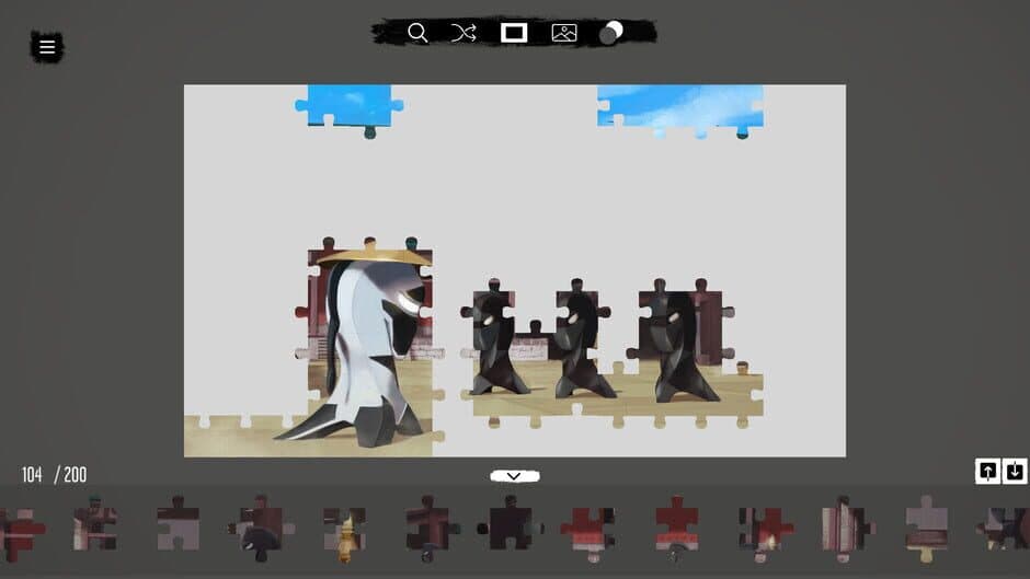 Shinobi's Way - a jigsaw chess tale screenshot 3