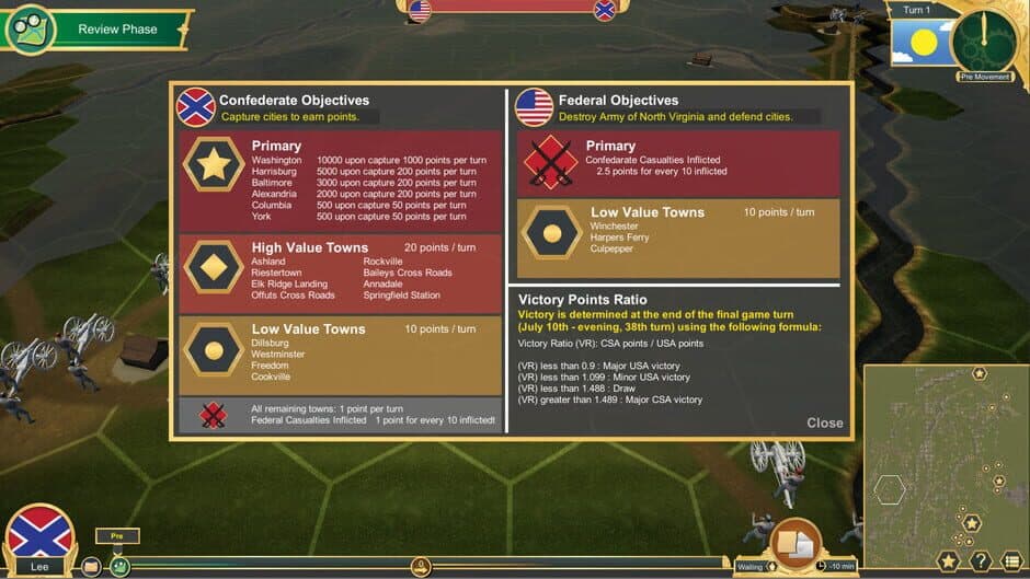 Clash of Command: Campaign of 1863 screenshot 5