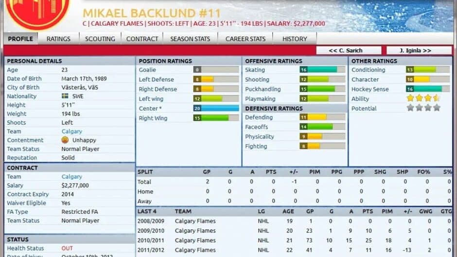 Franchise Hockey Manager 2013 screenshot 1