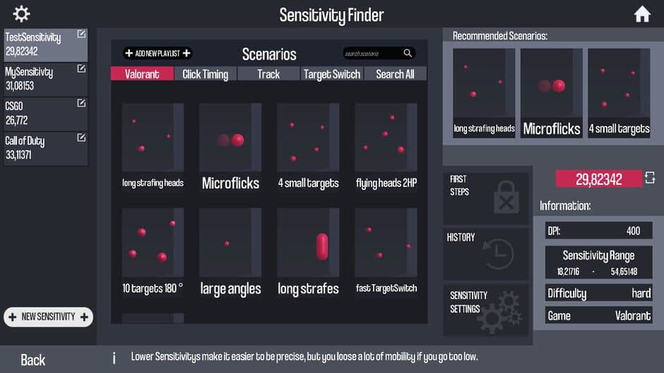 Oblivity: Find your perfect Sensitivity screenshot 5