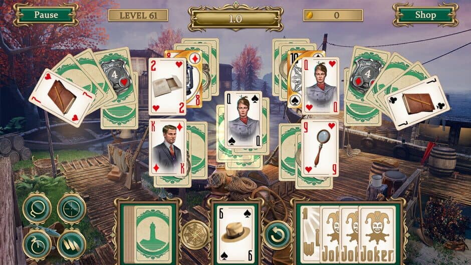 Detective Notes: Lighthouse Mystery Solitaire screenshot 4