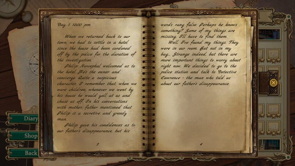 Detective Notes: Lighthouse Mystery Solitaire screenshot 2