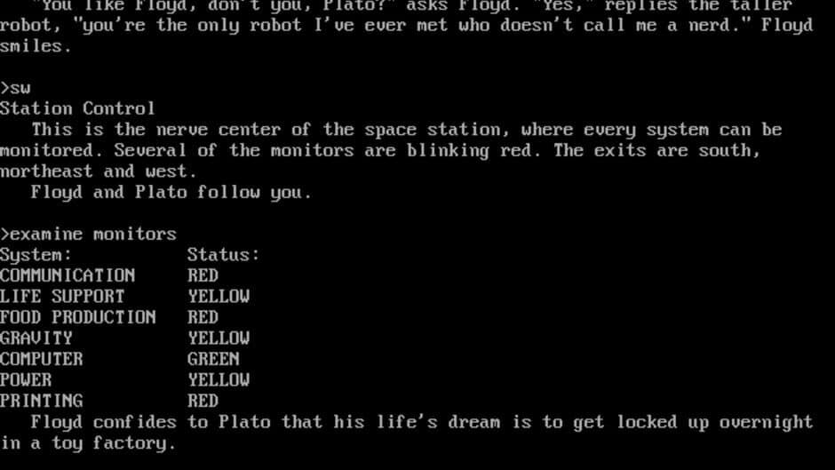 Stationfall screenshot 1