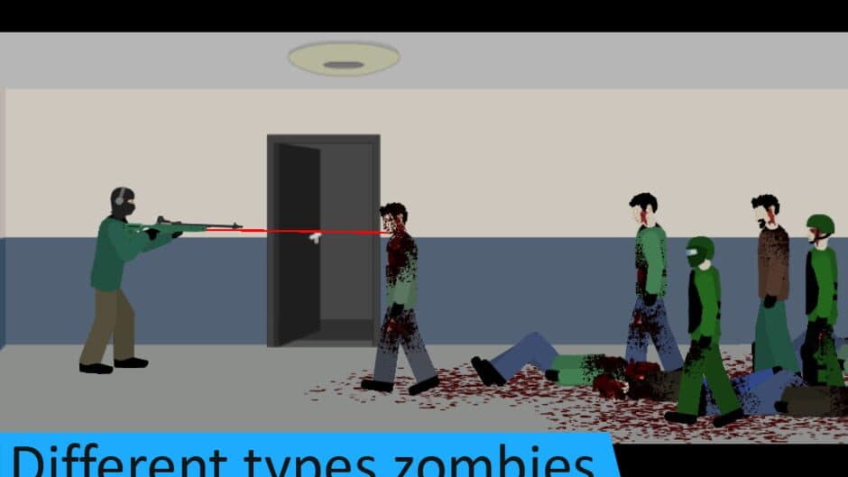 Flat Zombies: Cleanup & Defense screenshot 2
