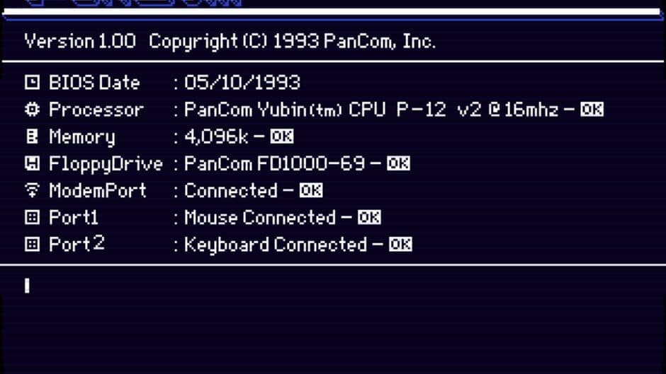 PanCom OS screenshot 1