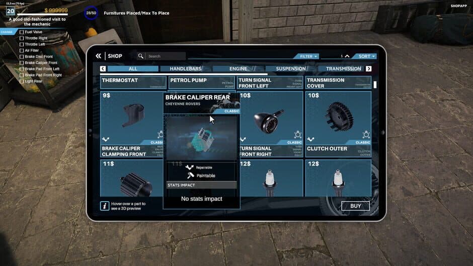 Motorcycle Mechanic Simulator 2021 screenshot 3