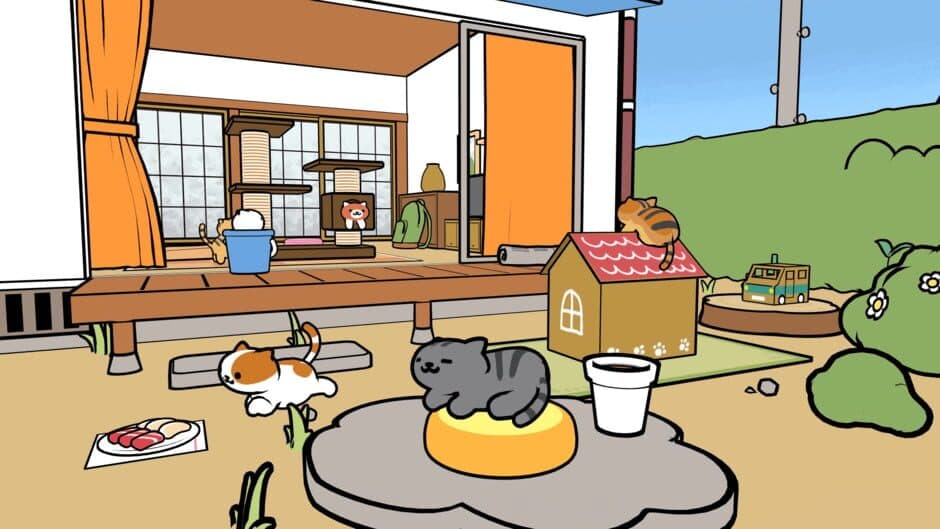 Neko Atsume VR screenshot 2