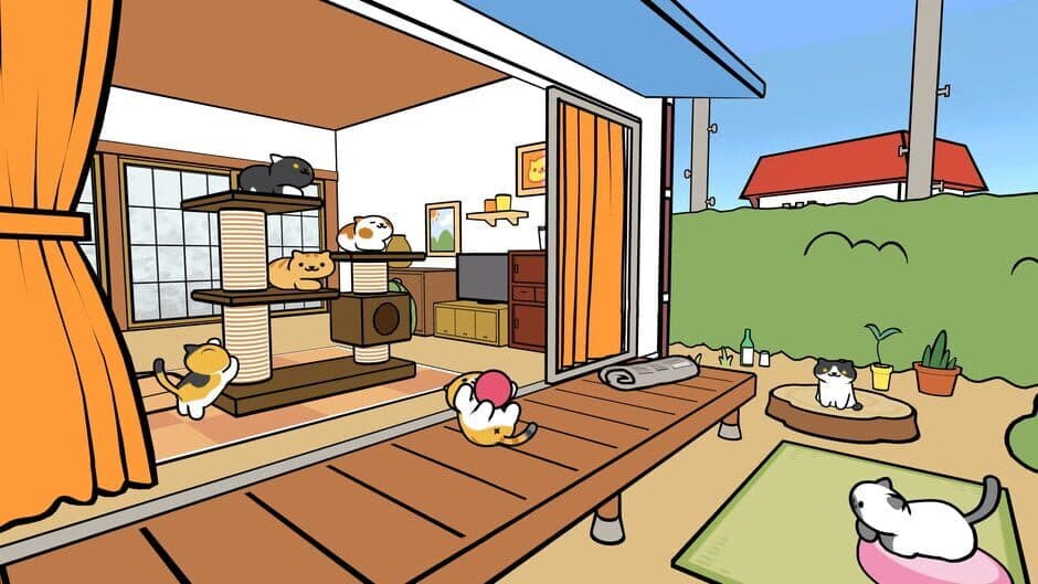 Neko Atsume VR screenshot 1