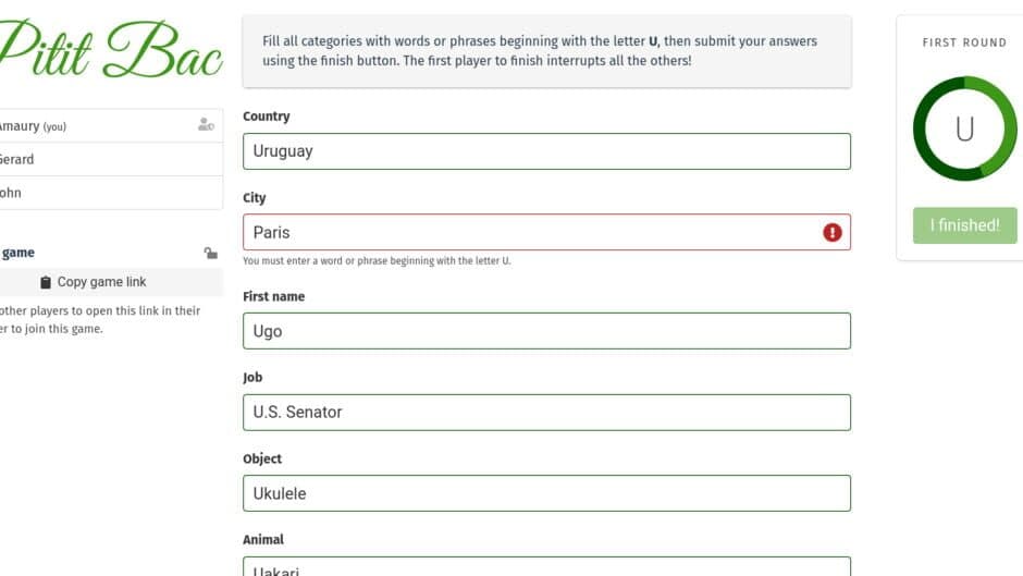 Pitit Bac screenshot 2