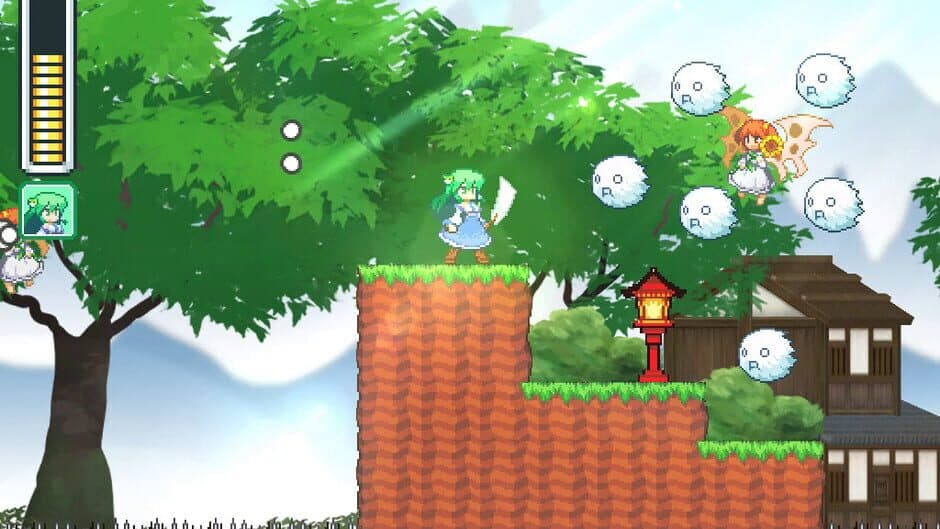 Kaze no Noriko: Sanae-san no Yokai Taiji screenshot 4